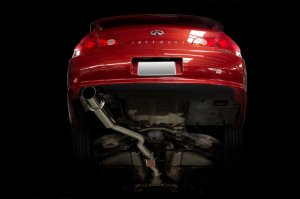 Infiniti G35 Performance Exhaust - Rear - ISR Performance - GT Single - `05-`06